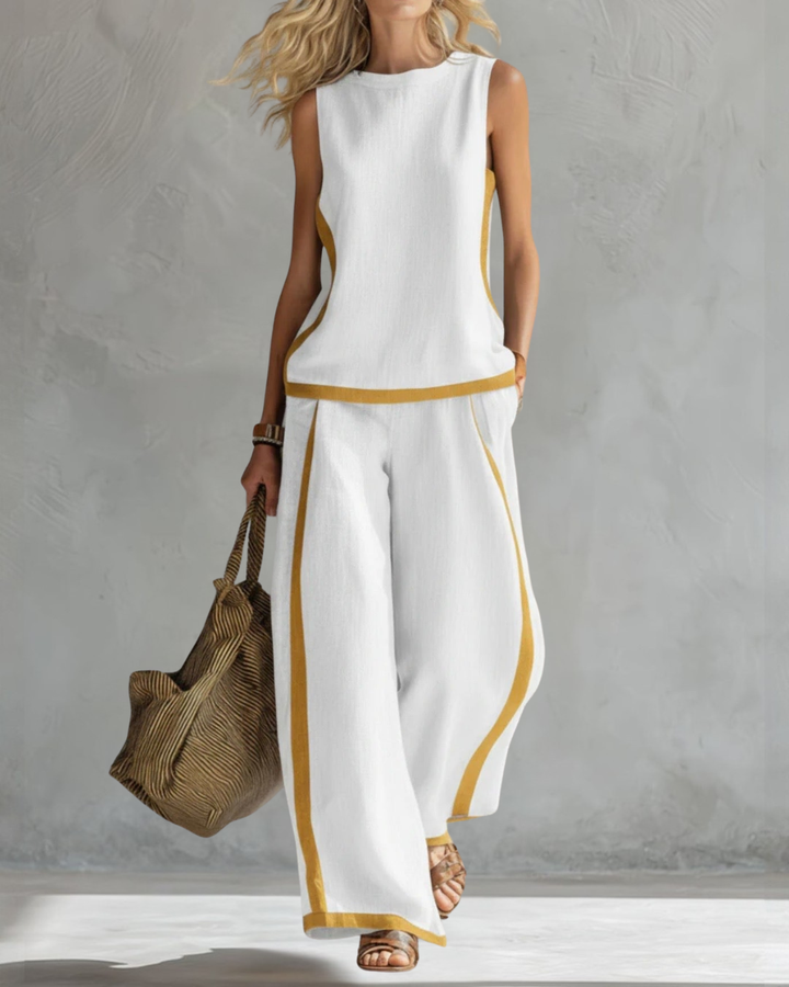 Leila – Conjunto Elegante de Dos Piezas