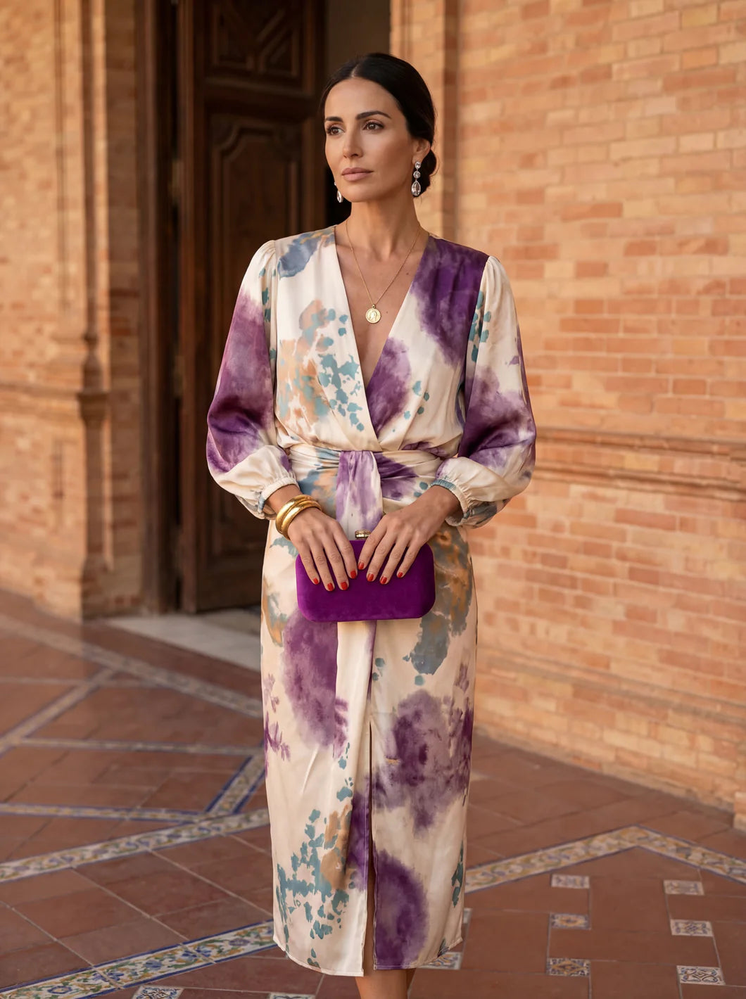 Valeria | Conjunto elegante de 2 piezas con escote en V